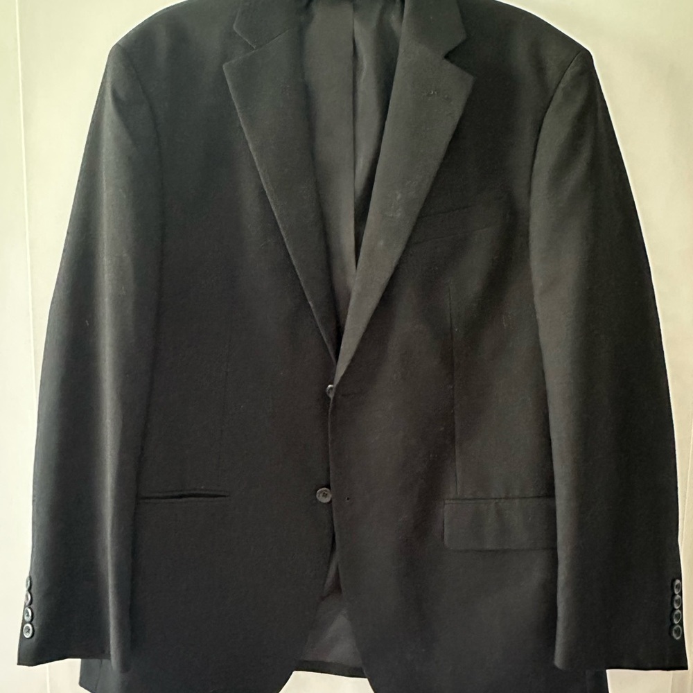 Geoffrey Beene Black Sport Coat with Notched Lapel